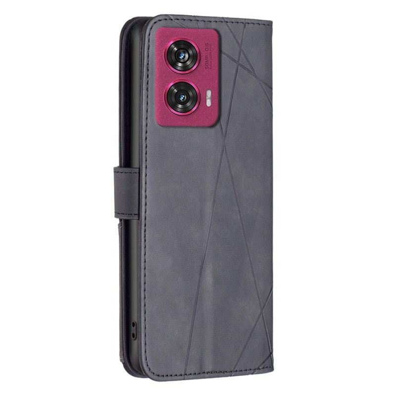 Flip Cover Motorola Edge 50 Fusion Binfen Farve Geometri