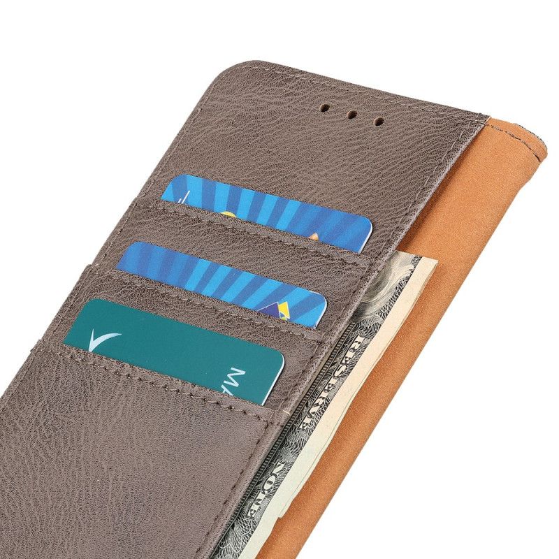 Flip Cover Motorola Edge 50 Fusion Vintage Style Khazneh