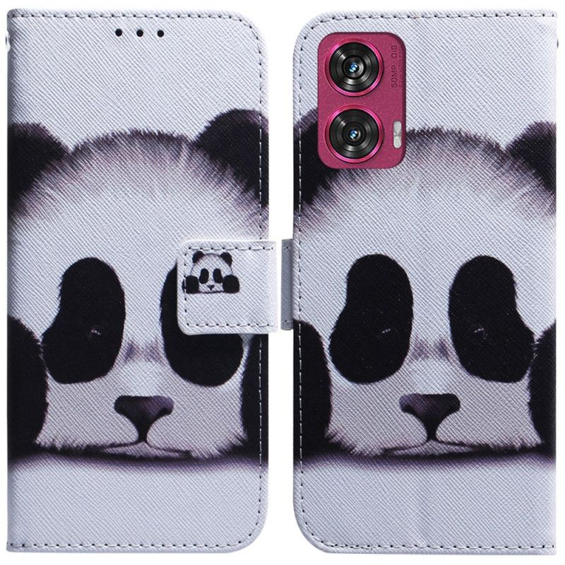 Flip Cover Til Motorola Edge 50 Fusion Panda