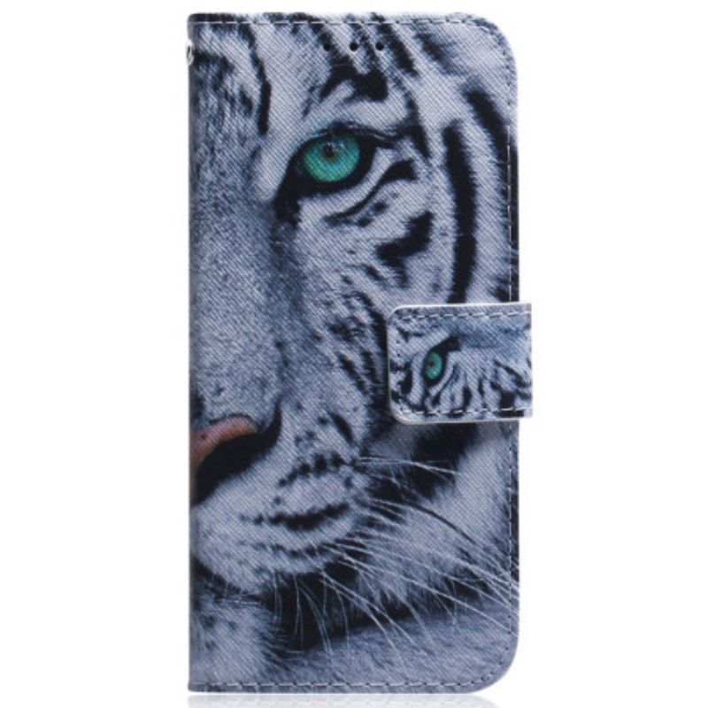 Flip Cover Til Honor 200 Hvid Tiger