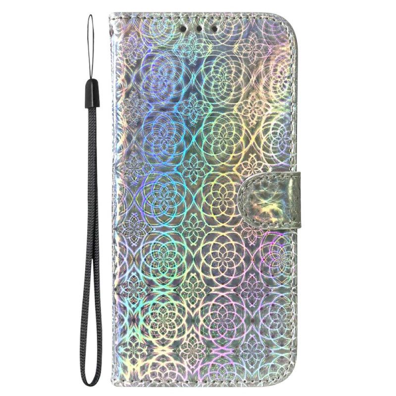 Læder Cover Honor 200 Telefon Etui Strappy Disco Style