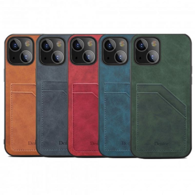 Cover iPhone 13 Denior Double Slot Card Holder