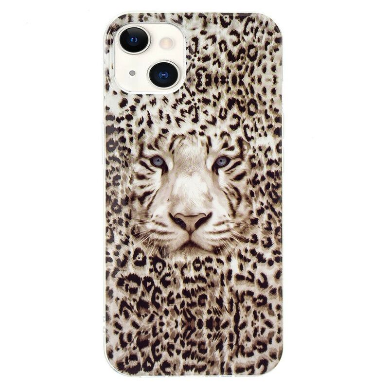 Cover iPhone 13 Fluorescerende Leopard