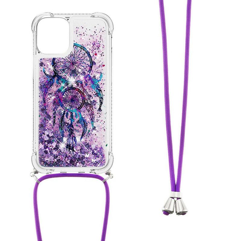 Cover iPhone 13 Glitter Drawstring Dream Catcher