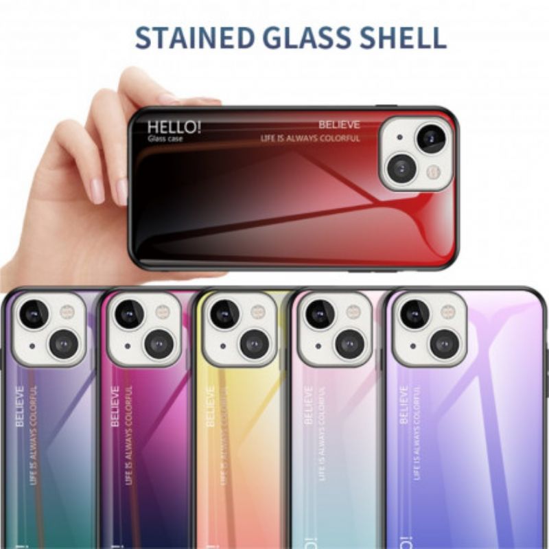 Cover iPhone 13 Hærdet Glas Hej