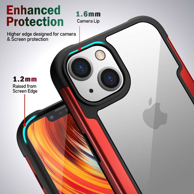 Cover iPhone 13 Klare Hybride Kofangerkanter