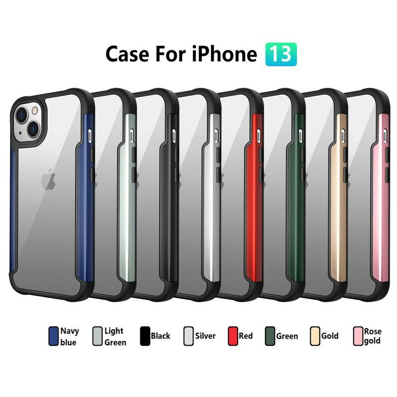 Cover iPhone 13 Klare Hybride Kofangerkanter