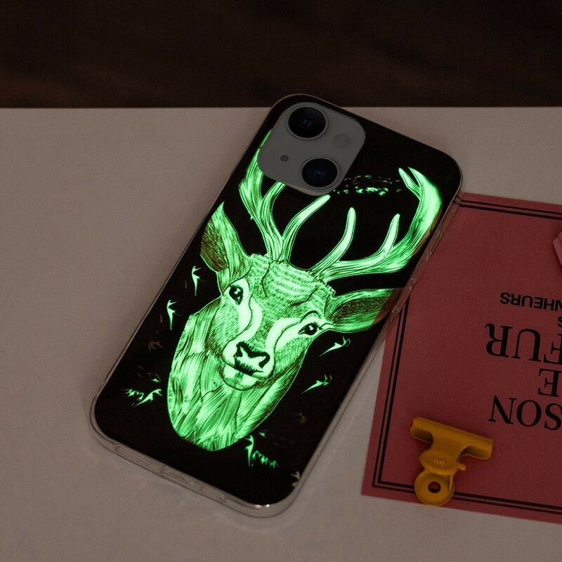 Cover iPhone 13 Majestic Fluorescent Stag