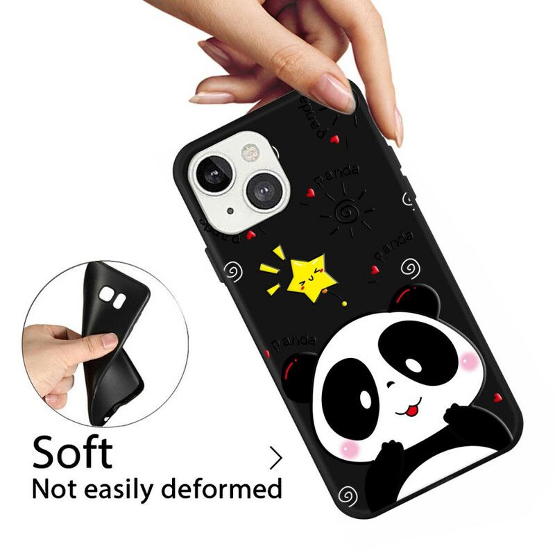 Cover iPhone 13 Star Panda