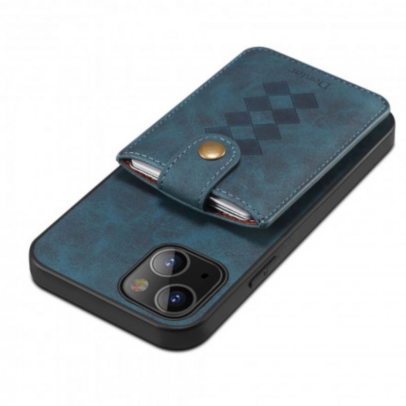 Cover iPhone 13 Telefon Etui Denior Aftagelig Kortholder