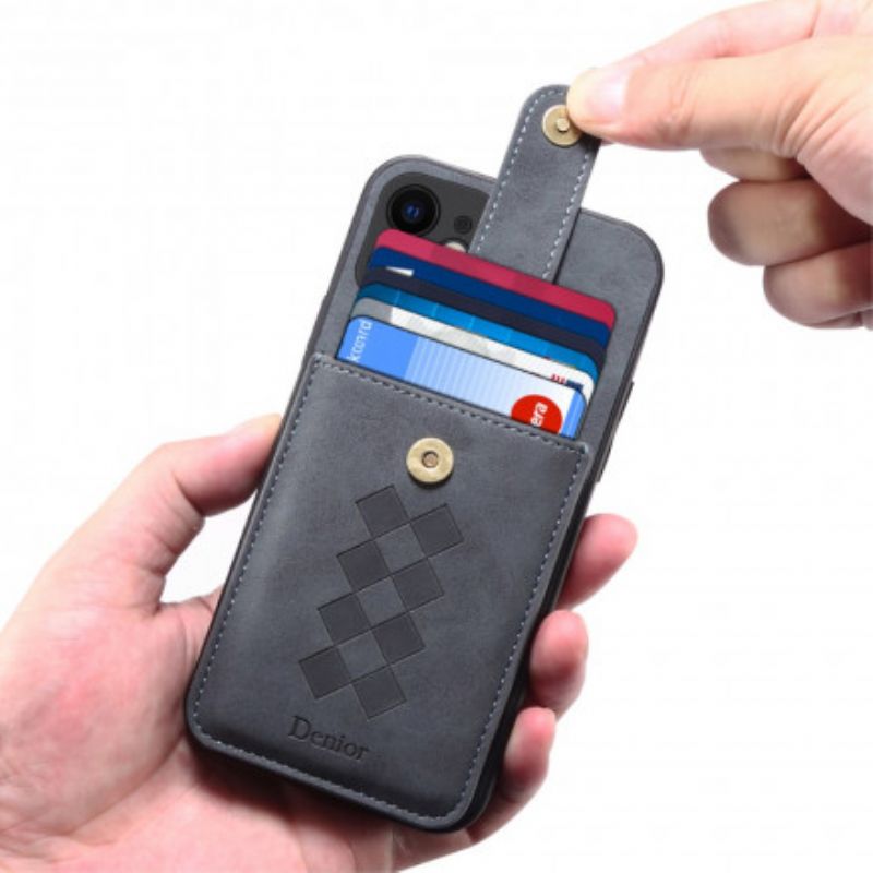 Cover iPhone 13 Telefon Etui Denior Aftagelig Kortholder