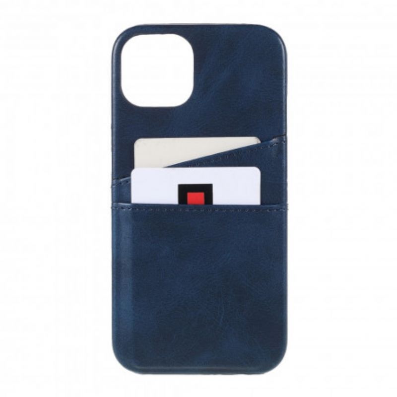 Cover iPhone 13 Telefon Etui Dobbelt Kortholder