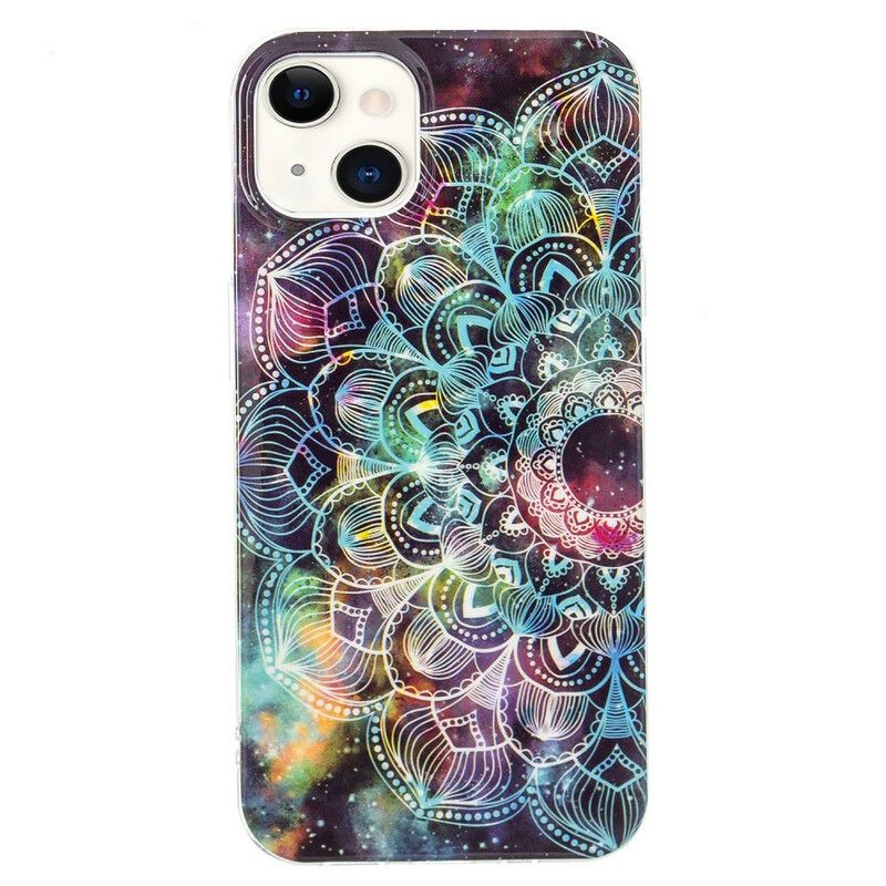 Cover iPhone 13 Telefon Etui Fluorescerende Blomsterserie