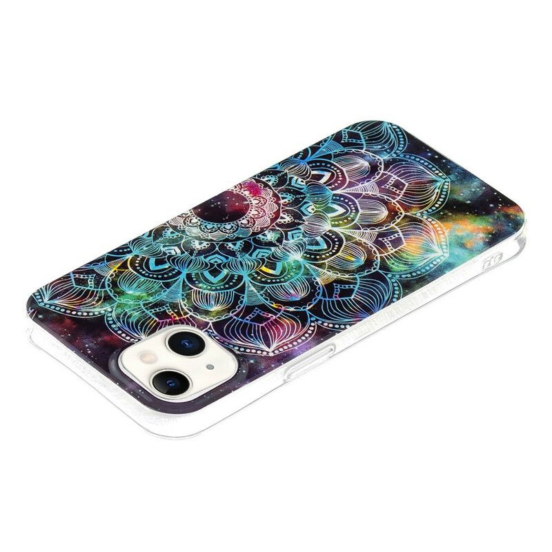 Cover iPhone 13 Telefon Etui Fluorescerende Blomsterserie