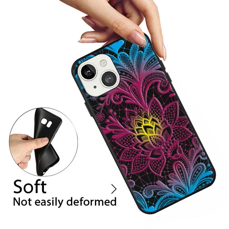 Cover iPhone 13 Telefon Etui Intense Blomster