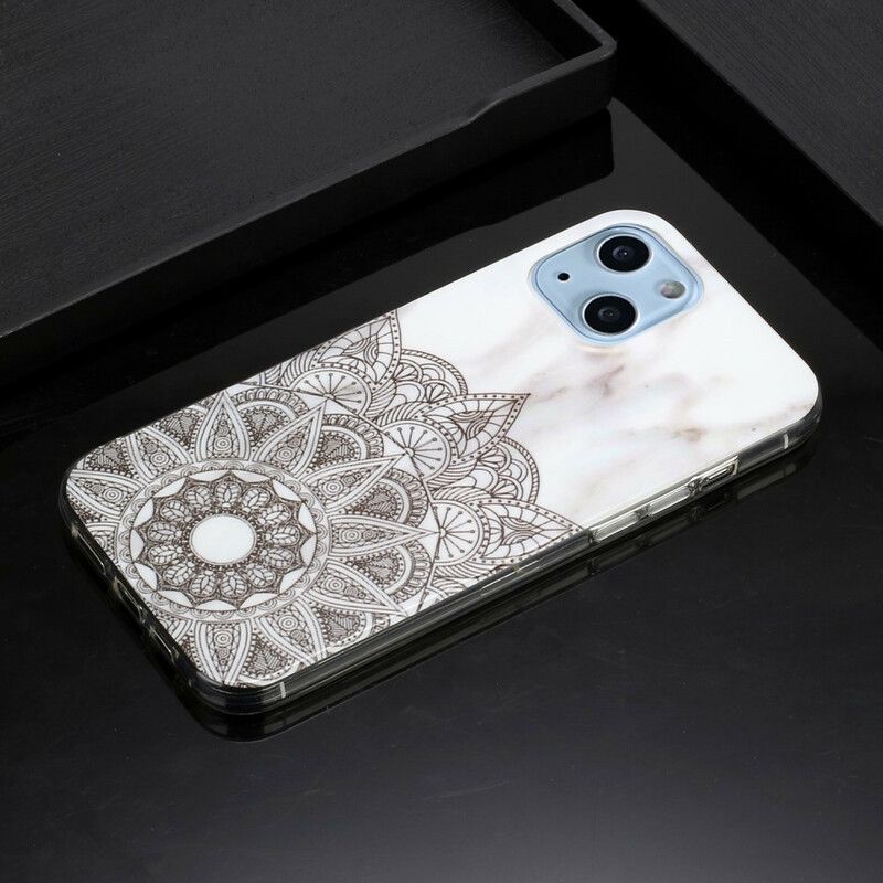 Cover iPhone 13 Telefon Etui Marmorgeometrier