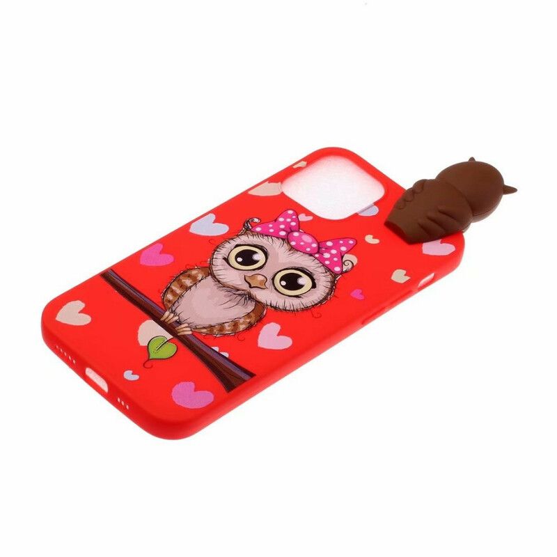 Cover iPhone 13 Telefon Etui Miss Owl 3d