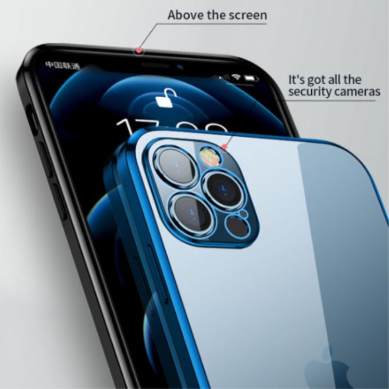 Cover iPhone 13 Transparent Edges Style Metal Sulada