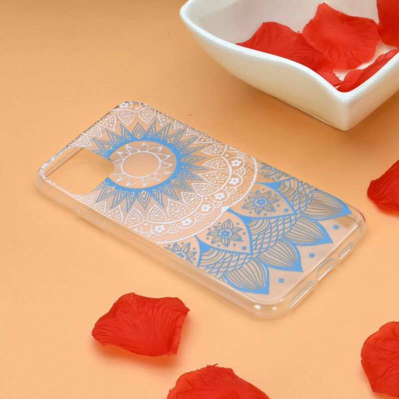 Cover iPhone 13 Transparent Farvet Mandala