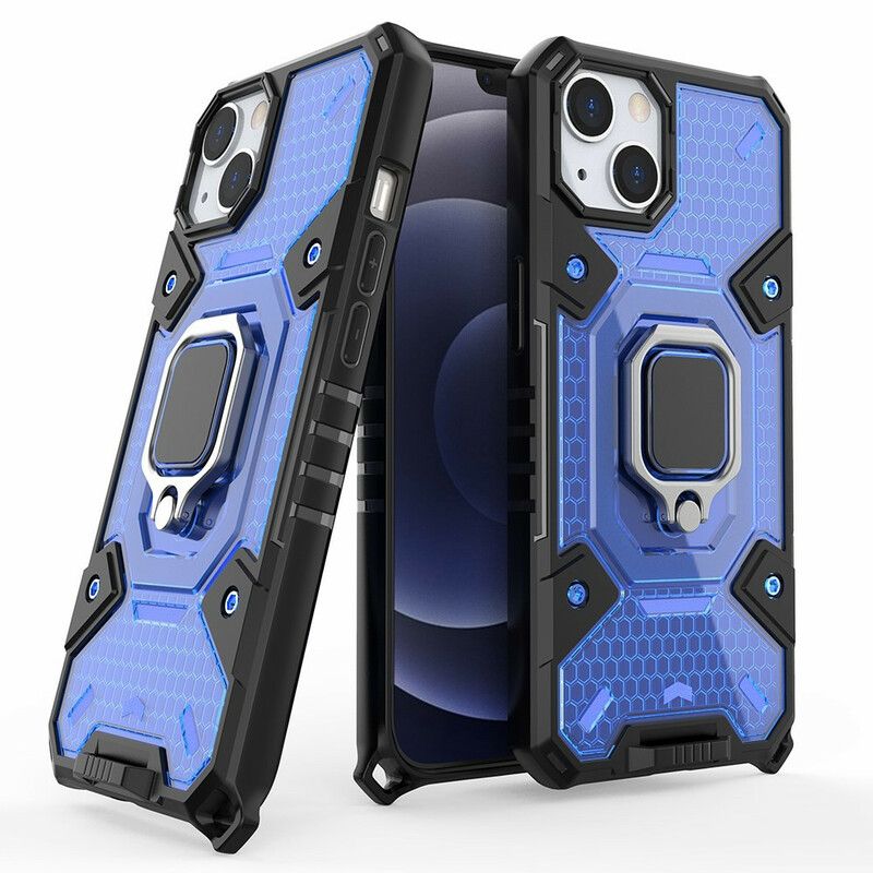 Cover Til iPhone 13 Honeycomb Med Ring