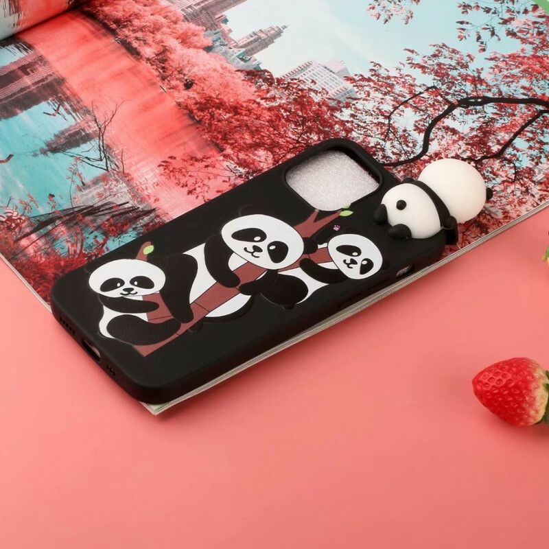 Cover Til iPhone 13 Pandas On Bamboo 3d