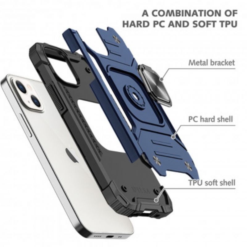 Cover Til iPhone 13 Style Armor Ring-stand