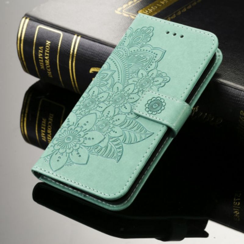 Flip Cover iPhone 13 Blomstertryk