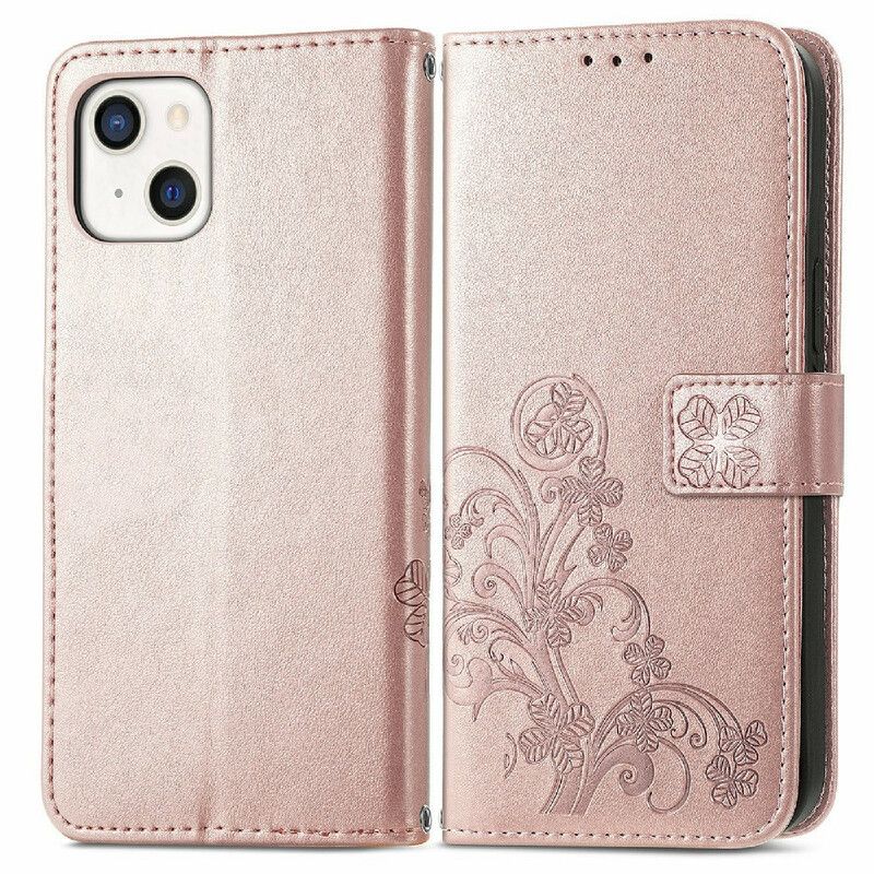 Flip Cover iPhone 13 Floralie Med Rem