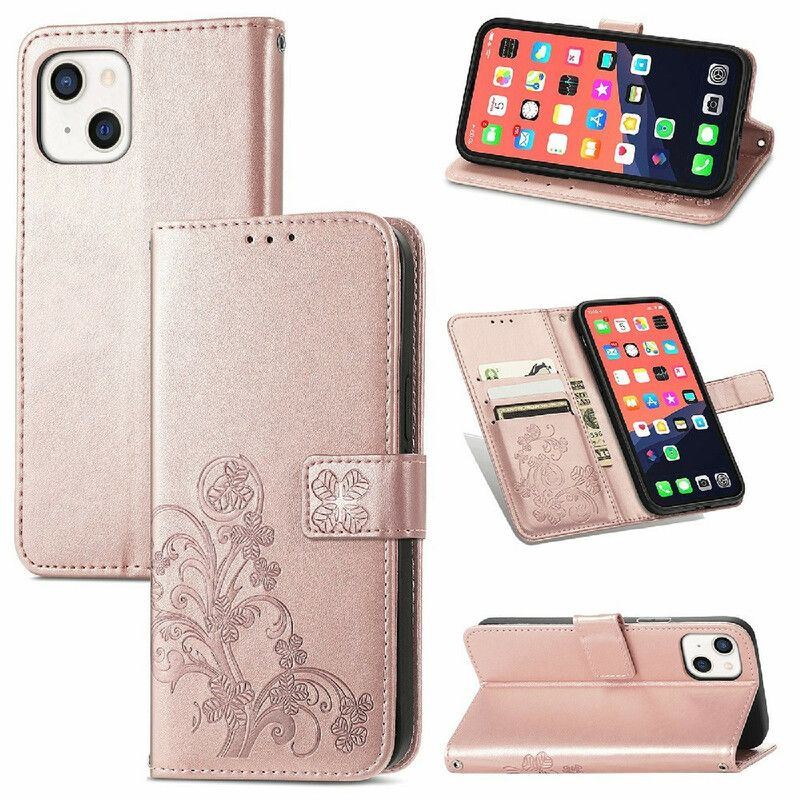 Flip Cover iPhone 13 Floralie Med Rem