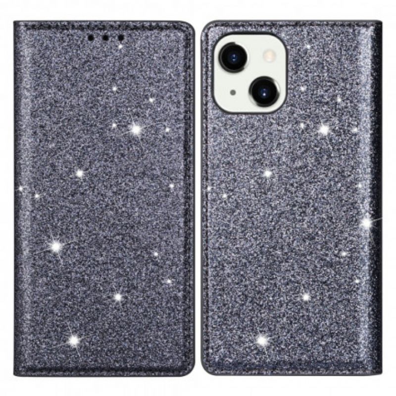 Flip Cover iPhone 13 Glitter Style