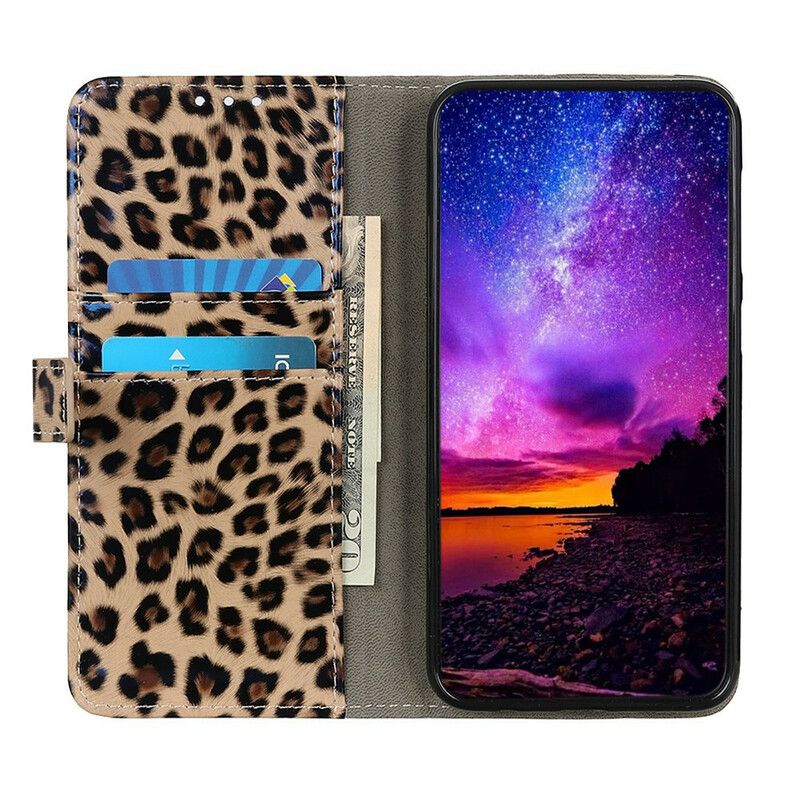 Flip Cover iPhone 13 Leopard