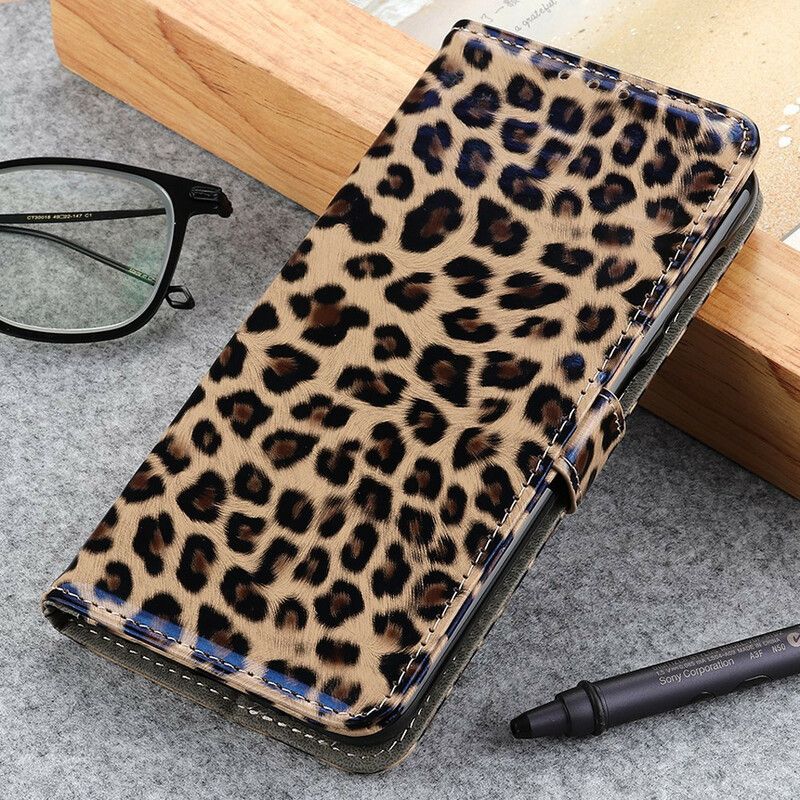 Flip Cover iPhone 13 Leopard