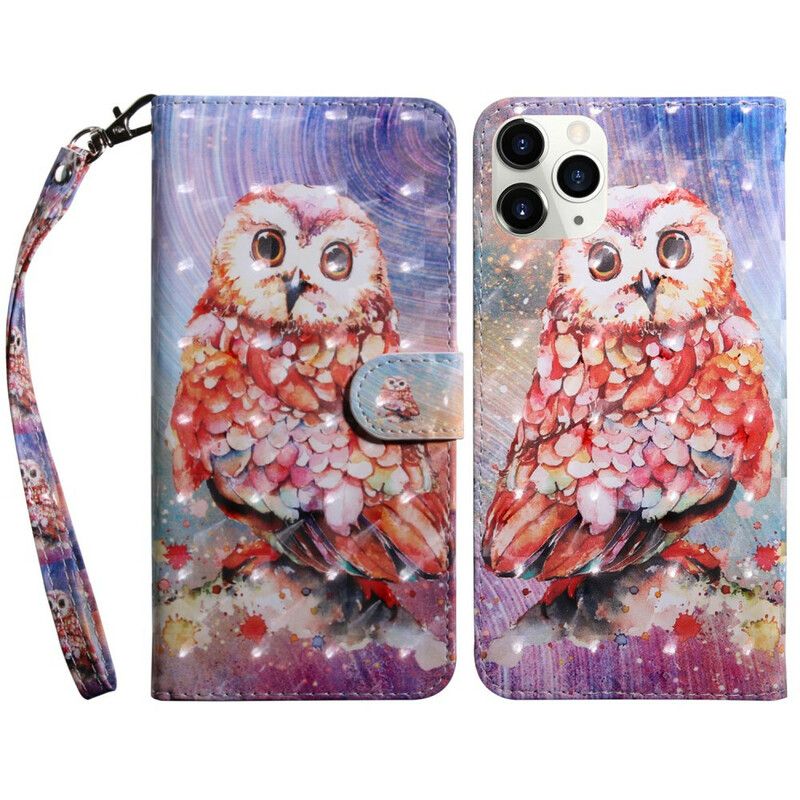 Flip Cover iPhone 13 Light Spot Germain The Owl