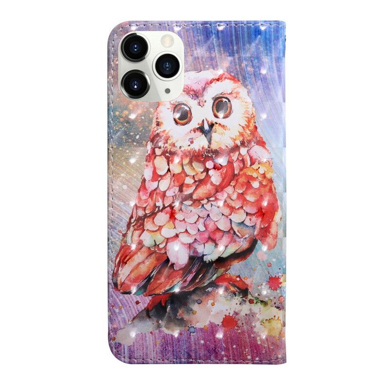 Flip Cover iPhone 13 Light Spot Germain The Owl