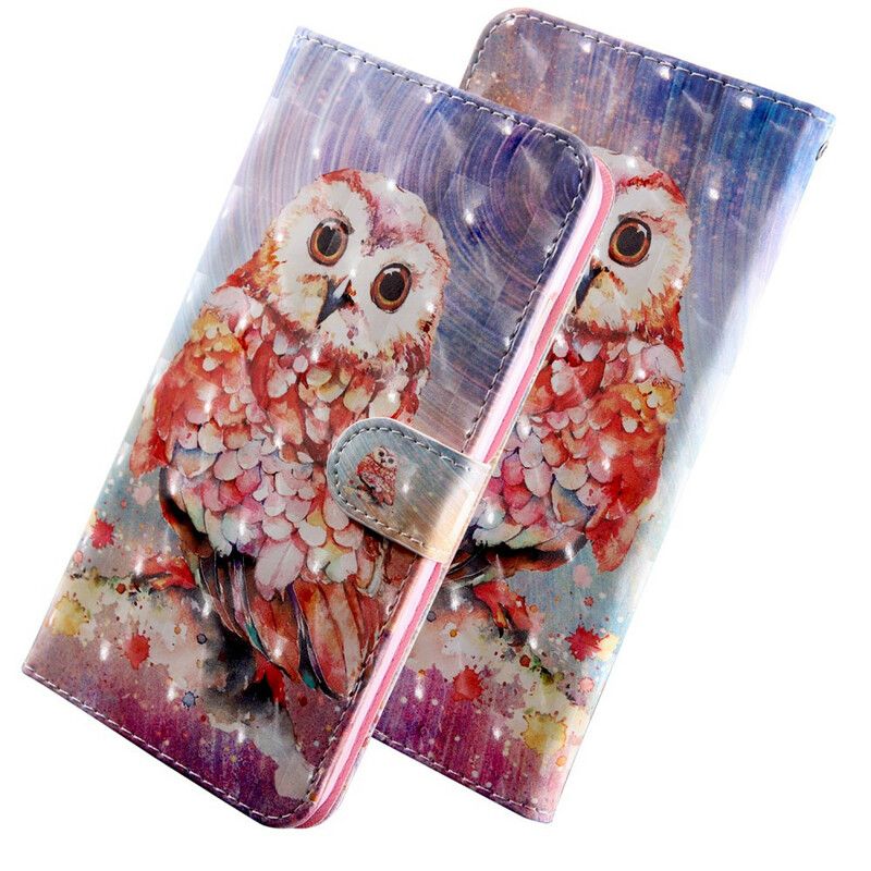 Flip Cover iPhone 13 Light Spot Germain The Owl