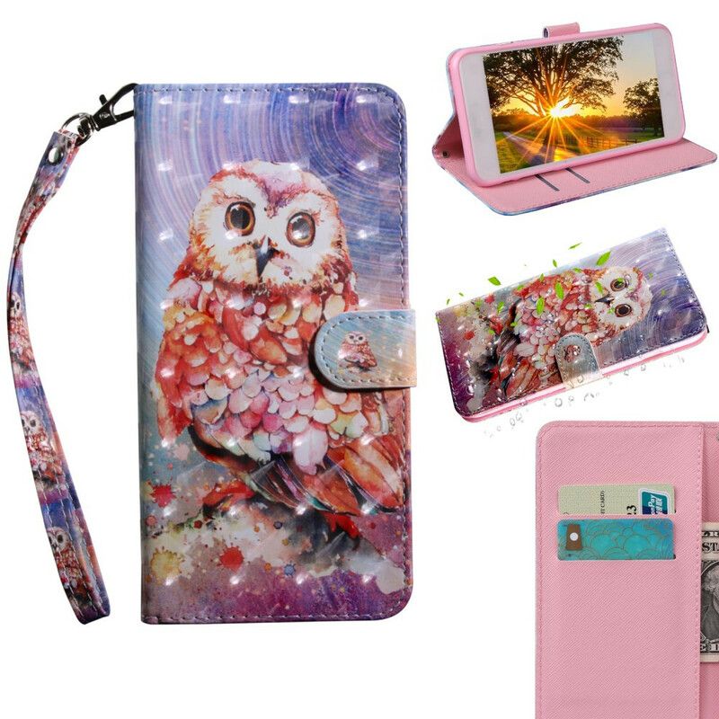 Flip Cover iPhone 13 Light Spot Germain The Owl