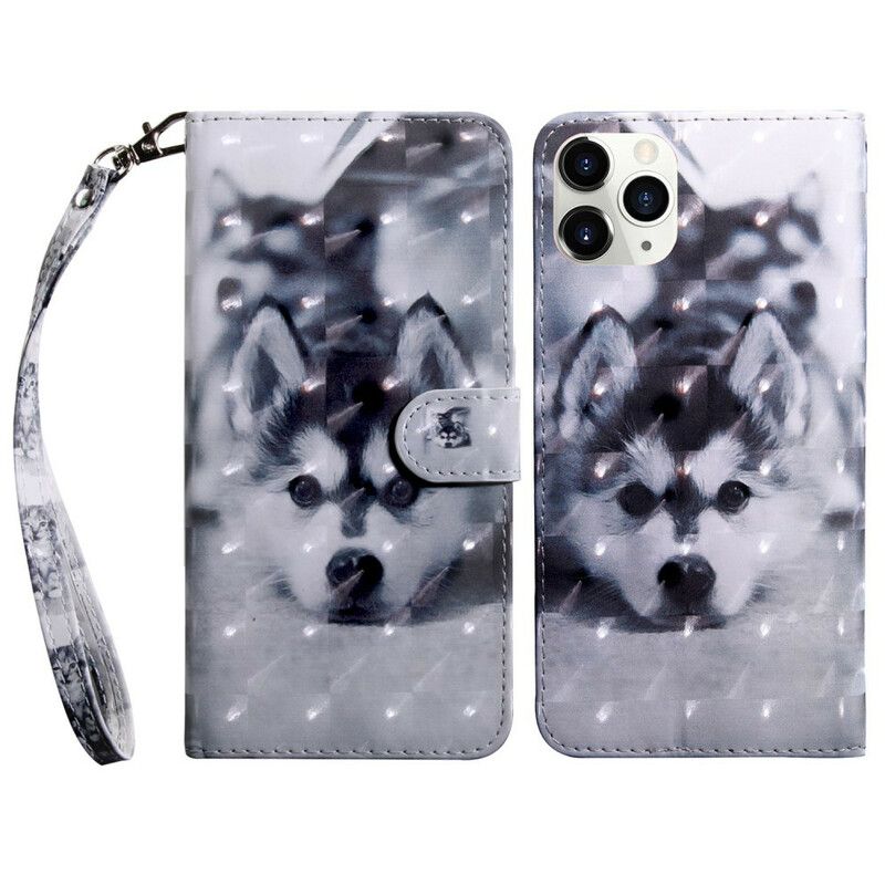 Flip Cover iPhone 13 Light Spot Gustave The Dog