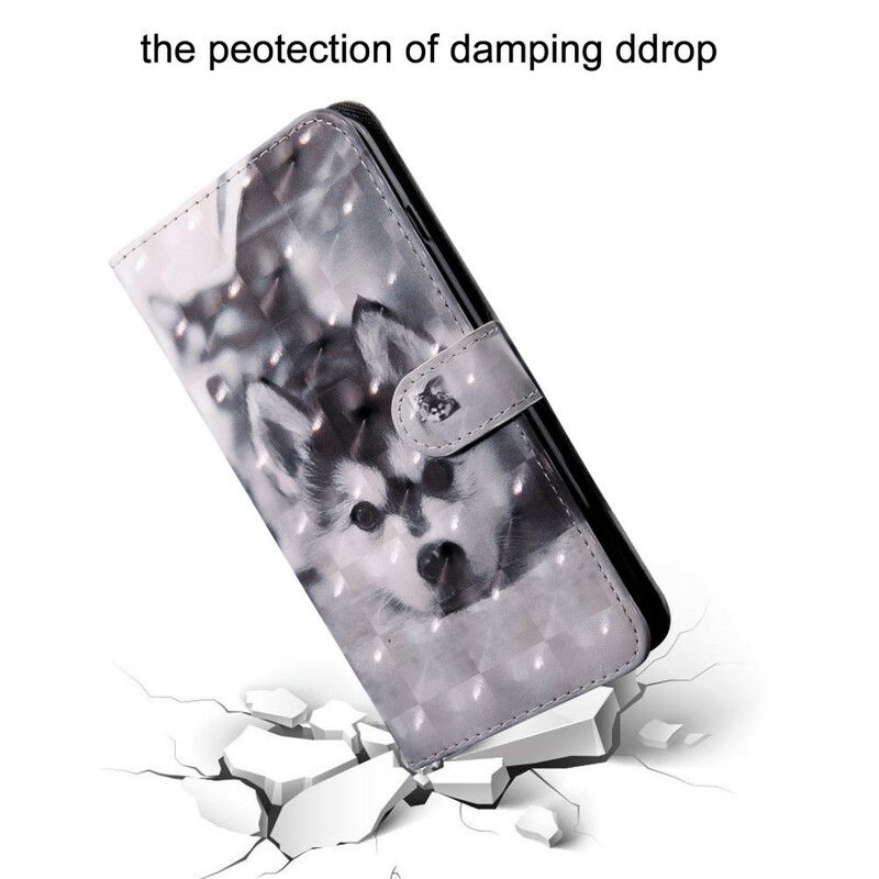 Flip Cover iPhone 13 Light Spot Gustave The Dog