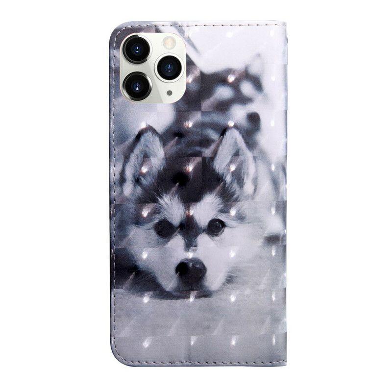 Flip Cover iPhone 13 Light Spot Gustave The Dog