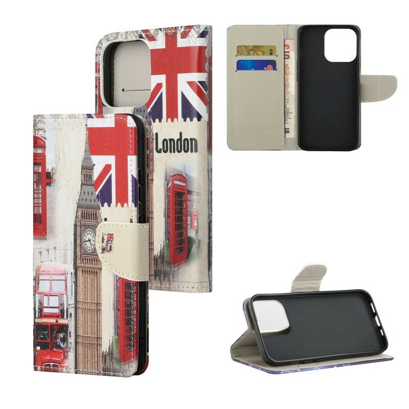 Flip Cover iPhone 13 London Life