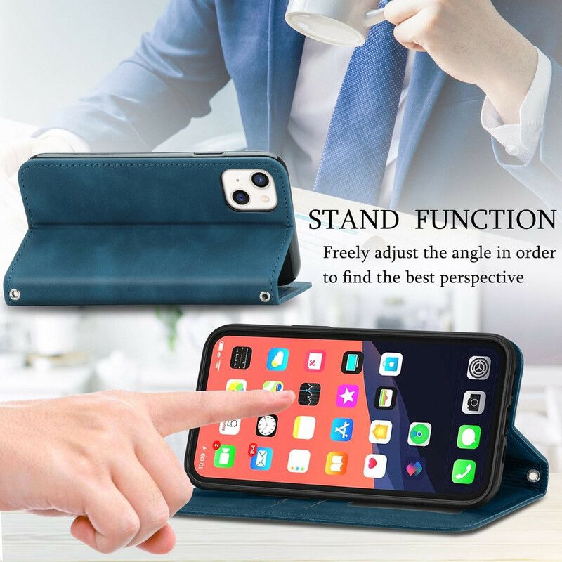 Flip Cover iPhone 13 Skin-touch Design