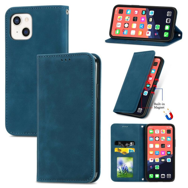 Flip Cover iPhone 13 Skin-touch Design