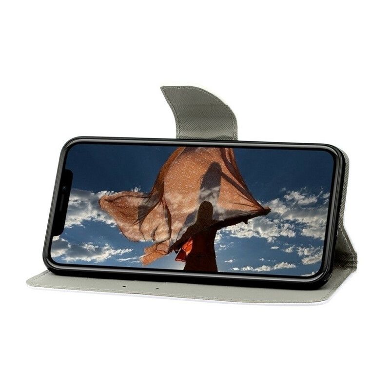 Flip Cover iPhone 13 Strappy Beach