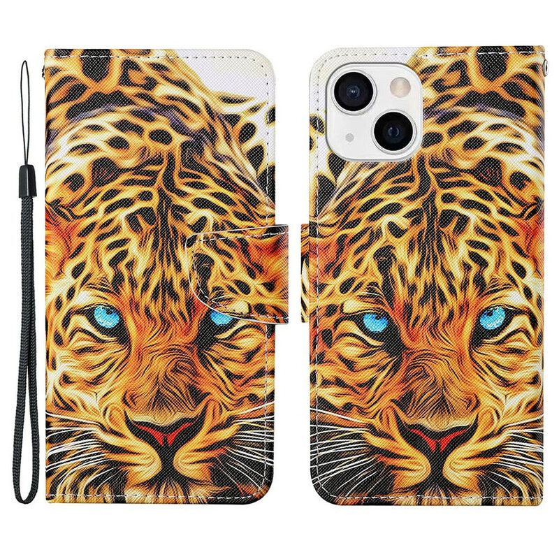 Flip Cover iPhone 13 Tiger Med Snor