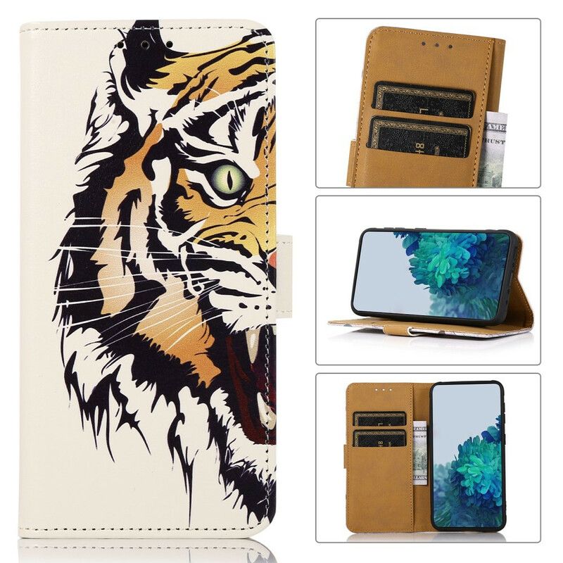 Flip Cover Til iPhone 13 Fierce Tiger