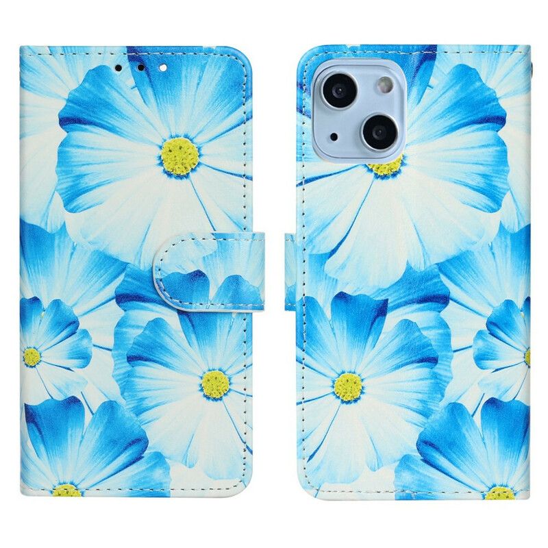 Flip Cover Til iPhone 13 Floral Discovery