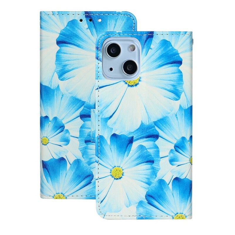 Flip Cover Til iPhone 13 Floral Discovery