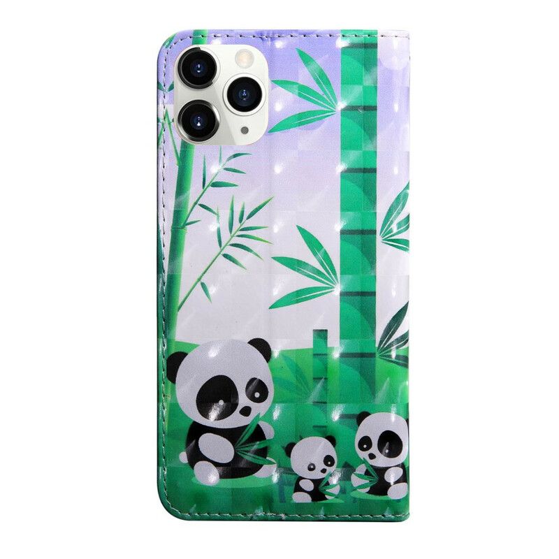 Flip Cover Til iPhone 13 Light Spot Pandas