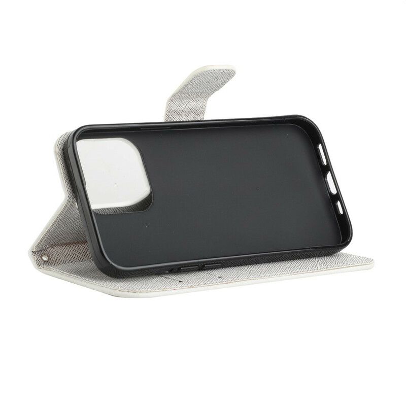 Flip Cover Til iPhone 13 Stropfjer