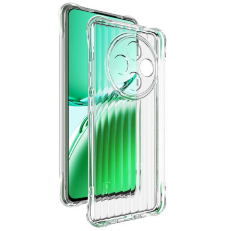 Cover Oppo Reno 12f 5g Transparent Wavy Texture Med Imak Airbag